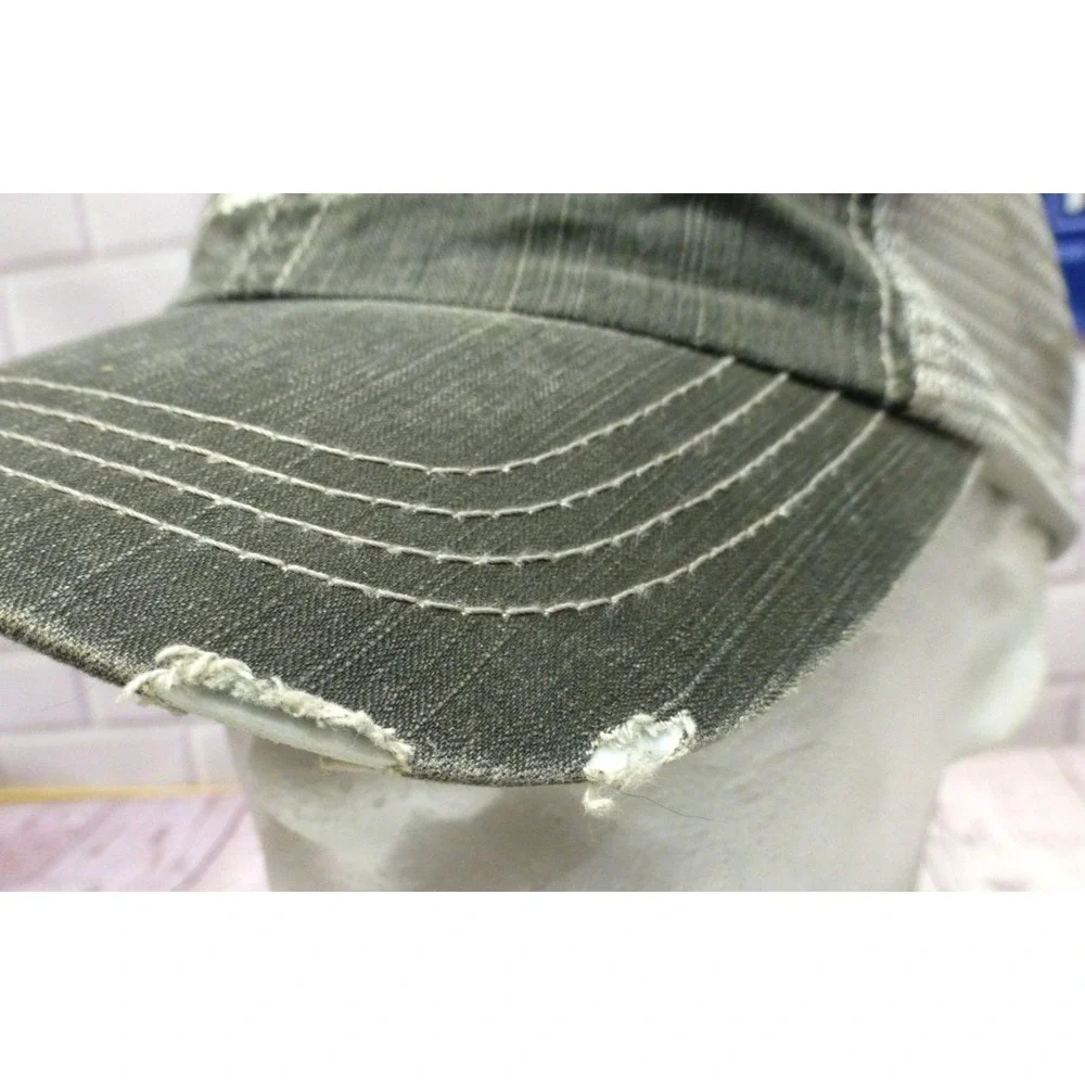 Yard Work Expert Distressed Trucker Hat With Mesh Back Adjustable Strap